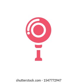 surveillance camera in white background vector illustration design