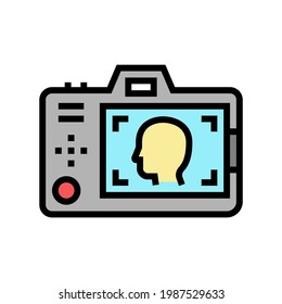 surveillance detective occupation color icon vector. surveillance detective occupation sign. isolated symbol illustration