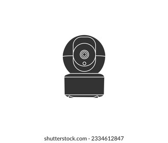 Surveillance dome camera  icon, outline vector sign, linear style pictogram isolated on white.Symbol, logo illustration.CCTV icons. Home security cameras icons.isolated on white background.eps 10.