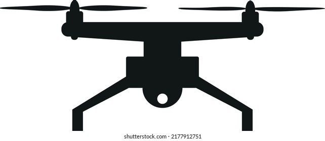 Surveillance drone icon. Security signs and symbols.