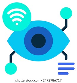 Surveillance Hub icon for web, app, infographic, etc