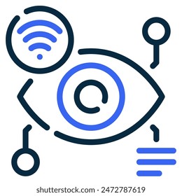 Surveillance Hub icon for web, app, infographic, etc