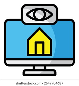 Surveillance Icon Element For Design