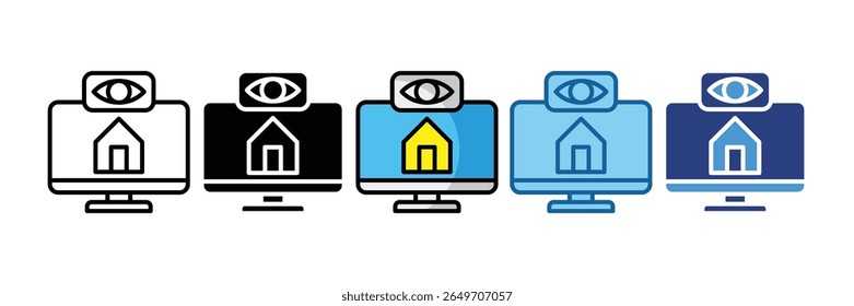 Surveillance Icon Element For Design