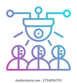 Surveillance Icon Element For Design