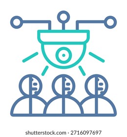 Surveillance Icon Element For Design
