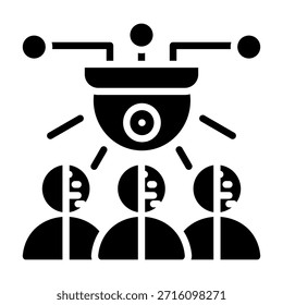 Surveillance Icon Element For Design