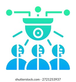 Surveillance Icon Element For Design