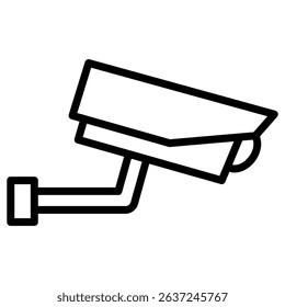 surveillance icon Simple thin line stroke
