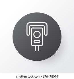 Surveillance Icon Symbol. Premium Quality Isolated Cctv Element In Trendy Style.