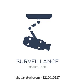 Surveillance icon. Trendy flat vector Surveillance icon on white background from smart home collection, vector illustration can be use for web and mobile, eps10