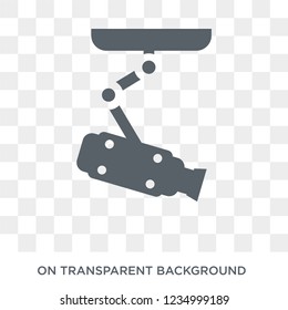 Surveillance icon. Trendy flat vector Surveillance icon on transparent background from smart home collection. 