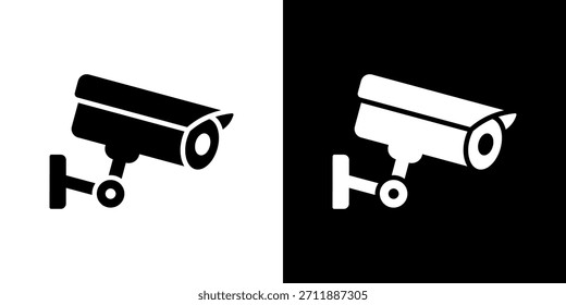 Ilustración vectorial de íconos de vigilancia. Diseño De Estilo Plano Creado Para Una Flexibilidad Creativa En Versiones Claras Y Oscuras.