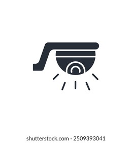 icono de vigilancia. Vector. Trazo editable. signo de estilo lineal para uso Diseño web, logotipo. Ilustración de símbolo.