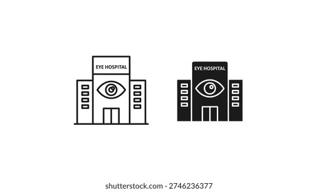 Surveillance illustration featuring buildings with large eye symbols on their roofs
