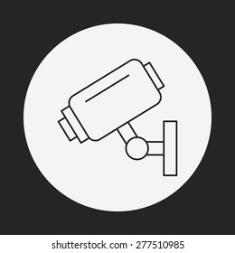 surveillance line icon