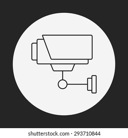 surveillance line icon