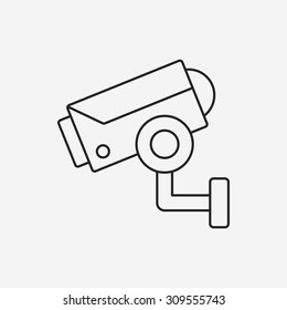 surveillance line icon