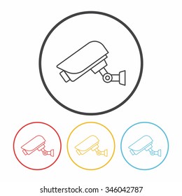 surveillance line icon