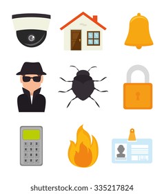 Surveillance security system graphic design, vector illustration eps10 Surveillance security system graphic design, vector illustration eps10