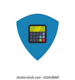 Surveillance security system icon vector illustration graphic design