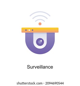Surveillance vector Gradient Icon Design illustration. Internet of Things Symbol on White background EPS 10 File