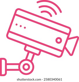 Surveillance vector icon. Can be used for printing, mobile and web applications.