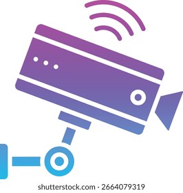Surveillance vector icon. Can be used for printing, mobile and web applications.