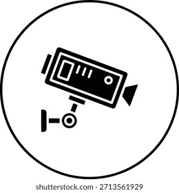 Icono de Vector de vigilancia. Se puede utilizar para aplicaciones de impresión, móviles y de Web.