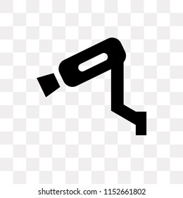 Surveillance vector icon isolated on transparent background, Surveillance logo concept