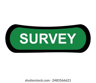 Survey Button, Banner, Label Template. Illustration web button eps file 