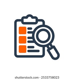 Ícone de Vetor de Estudo de Caso