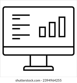 Survey dashboard, Survey simple icon, vector illustration