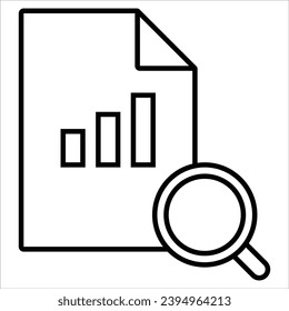 Survey data, Survey simple icon, vector illustration