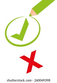 Survey design over white background, vector illustration.