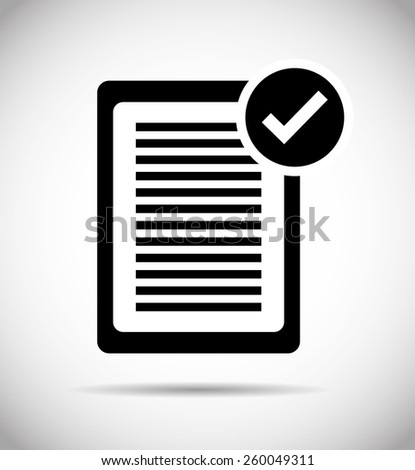 Survey design overwhite background, vector illustration.