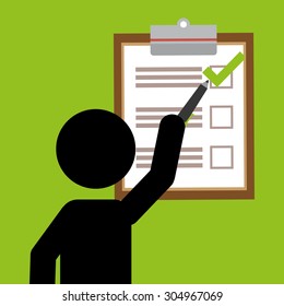 Survey digital design, vector illustration 10 eps graphic