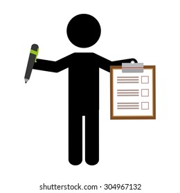 Survey digital design, vector illustration 10 eps graphic