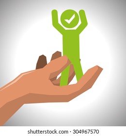 Survey digital design, vector illustration 10 eps graphic