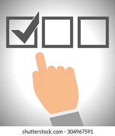 Survey digital design, vector illustration 10 eps graphic