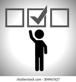 Survey digital design, vector illustration 10 eps graphic