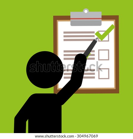Survey digital design, vector illustration 10 eps graphic