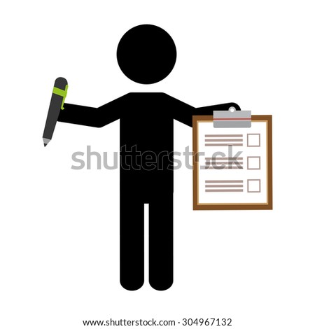 Survey digital design, vector illustration 10 eps graphic