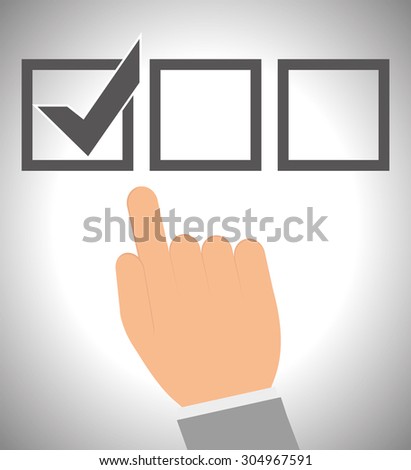 Survey digital design, vector illustration 10 eps graphic