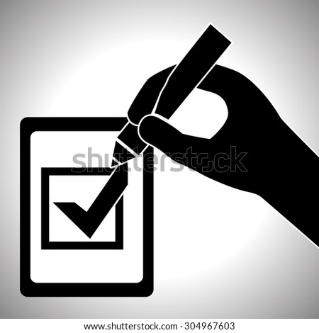 Survey digital design, vector illustration 10 eps graphic