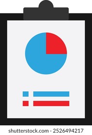 Survey Feedback Checklist Icon Vector Flat Illustration