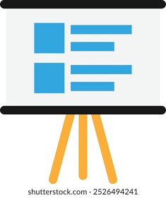 Ícone de lista de verificação de comentários de pesquisa - Ilustração plana