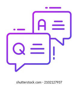Encuesta y comentarios, ilustración vectorial moderna 