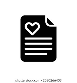 Survey Glyph Icon. Survey Icon