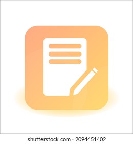Schaltfläche "Survey Icon". Trendy Survey Logo-Konzept auf weißem Hintergrund aus der Produktivitätskollektion. Geeignet für den Einsatz in Web-Apps, mobilen Apps und Printmedien. Farbverlauf-Vektorsymbol